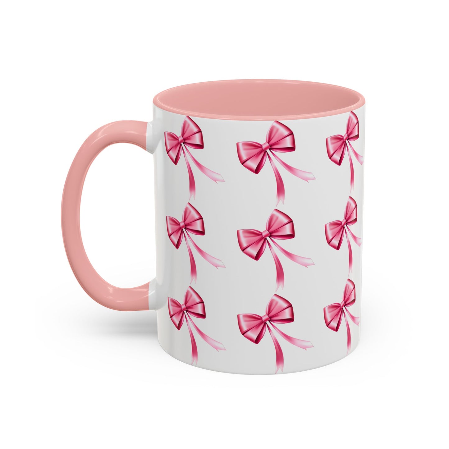 Coquette Lana Del Rey Aesthetic Pink Bow - Accent Coffee Mug, 11oz