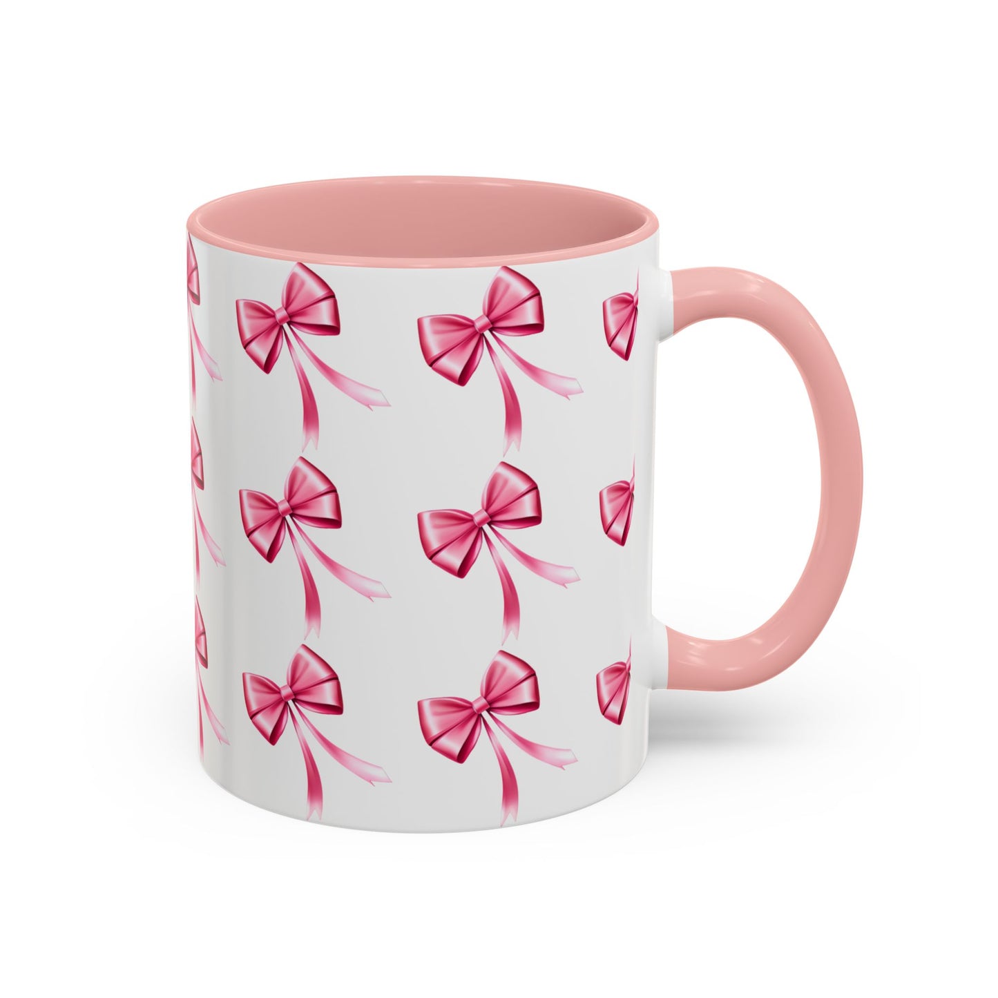 Coquette Lana Del Rey Aesthetic Pink Bow - Accent Coffee Mug, 11oz